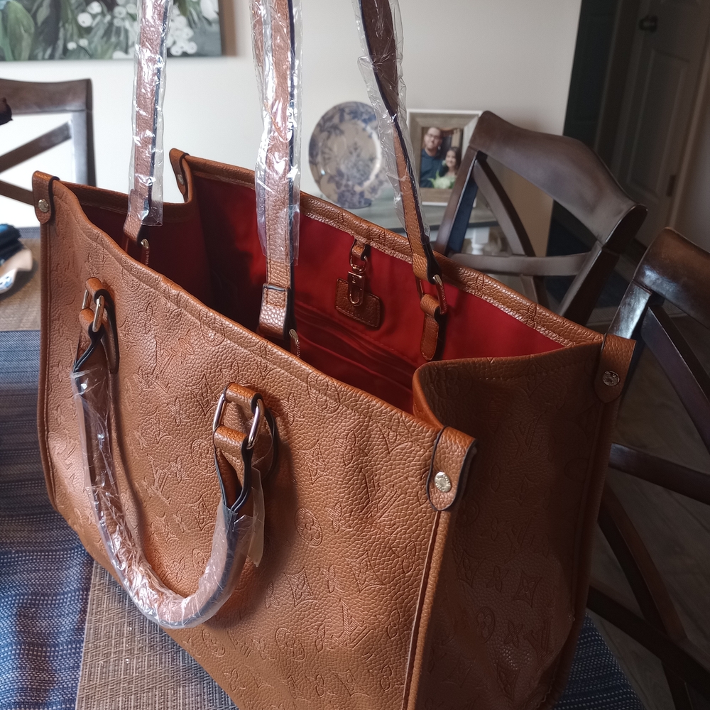 Fashion Honey Brown Handbag - Picture 7 of 14